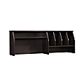 Sauder® Shoal Creek Hutch, Jamocha Wood