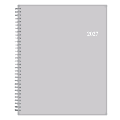 2027 Blue Sky Passages Solid Gray 1 Weekly/Monthly Planning Calendar, 8.5x11, 0%, PP, Jan–Dec, RY27 1 thumbnail image
