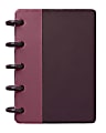 TUL® Mini Discbound Notebook With Soft-Touch Cover, Narrow Ruled, 60 Sheets, 5" x 3-1/2", Purple/Pink 1 thumbnail image