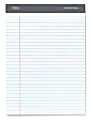 Office Depot® Brand Professional Writing Pads, 8 1/2" x 11 3/4", Legal/Wide Ruled, White, 100 Sheets