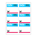 Custom Printed 3-Color Laser Sheet Labels And Stickers, 3-1/3" x 4" Rectangle, 6 Per Sheet, 100 Sheets Per Box 1 thumbnail image