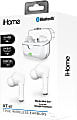 Bytech iHome XT-87 True Wireless Bluetooth In-Ear Earbuds, White, HMAUBE232WT