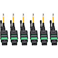 Eaton Tripp Lite Series MTP/MPO (APC) Singlemode Slim Trunk Cable, 24-Strand, 40/100 GbE, 40/100GBAS - N39211M3X8AP 1 thumbnail image