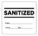 Post-it® Notes Sanitized Adhesive Notes, 3" x 3", White