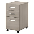 Bush Business Furniture Studio C 20-1/6"D Vertical 3-Drawer Mobile File Cabinet, Sand Oak, Delivery