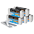 Swingline® Optima® Premium Staples Value Pack, 1/4", Full Strip, 3,750 Staples Per Box, Pack Of 5 Boxes