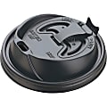 Dart Black Plastic Reclosable Lids, For 12-16 Oz. Cups, Black, Box Of 1,000 1 thumbnail image