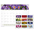 2025 AT-A-GLANCE® Panoramic Floral Monthly Desk Pad, 21-3/4" x 17", Scenic, January 2025 To December 2025, 89805 1 thumbnail image