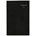 AT-A-GLANCE® Fine Diary Weekly/Monthly Diary, 2-3/4” x 4-1/4”, Black, January To December 2022, 720105