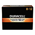 Duracell Coppertop D Alkaline Batteries, Box Of 12
