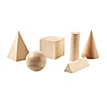 Learning Resources® Basic Geometric Solids Wooden Shapes, Ages 6-12, Set Of 6 1 thumbnail image