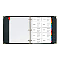 Cardinal® Business Collection Card File Binder, 11 5/8"H x 10 1/2"W x 1 3/4"D, Black