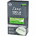 Dove Men+Care Extra Fresh Body&Face Bars - 3.75 oz - Bacteria Remover - Body, Face, Skin - Moisturizing - Antibacterial - Green - 6 / Pack 1 thumbnail image