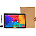 Linsay F10IPS Tablet, 10.1" Screen, 2GB Memory, 64GB Storage, Android 13, Light Brown