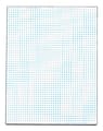 TOPS™ Quadrille Pad With Medium-Weight Paper, 5 x 5 Squares/Inch, 25 Sheets, White