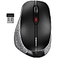 CHERRY MW 8 ERGO - Mouse - ergonomic - right-handed - optical - 7 buttons - wireless - RF, 2.4 GHz, Bluetooth 4.0 - USB wireless receiver 1 thumbnail image