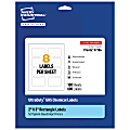 Avery® Ultra Duty® Permanent GHS Chemical Labels, 97184-WMUI100, Rectangle, 2" x 3", White, Pack Of 800