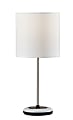Adesso® Simplee Mia Color-Changing Table Lamp, 18-1/2"H, White Shade/Black Base 1 thumbnail image
