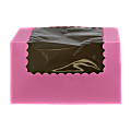 BOXit Corporation Cake Boxes With Window, 7" x 7", Pink, Pack Of 200 1 thumbnail image