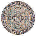 Anji Mountain Hazaran Round Area Rug, 4' Diameter, Multicolor 1 thumbnail image