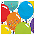 Amscan 2-Ply Paper Beverage Napkins, 5" x 5", Birthday Celebration, Pack Of 125 Napkins 1 thumbnail image