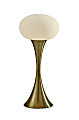Adesso Otis Table Lamp, 19”H, Frosted Shade/Antique Brass Base 1 thumbnail image