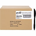 Genuine Joe Medium-weight Individually Wrapped Knives - Knife - Breakroom - Disposable - Black - 1000 / Carton 1 thumbnail image