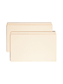 Smead® Reinforced Tab Manila File Folders, Legal Size, Straight Cut, Box Of 100