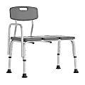 Flash Furniture HERCULES Series Adjustable Bath And Shower Transfer Bench, Gray 1 thumbnail image