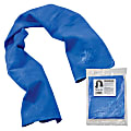 Ergodyne Chill-Its 6602 Evaporative Cooling Towel, 29-1/2"H x 13"W, Blue, Pack Of 50 Towels   1 thumbnail image