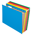 Office Depot® Brand Hanging File Folders, Letter Size, Assorted Colors, Box Of 25