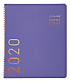 AT-A-GLANCE® Contemporary Monthly Planner, 9" x 11", Periwinkle, January to December 2020