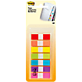 Post-it® Assorted 1/2" Portable Flags - Assorted - Self-stick - 189 / Pack