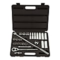 26 Piece Socket Sets, 1/2 in Drive, 6 Point, 12 Point