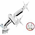 SIIG Dual Monitor Aluminum Heavy Duty Desk Mount with USB and Audio Ports - 17" to 35" - VESA 75x75, 100x100 1 thumbnail image