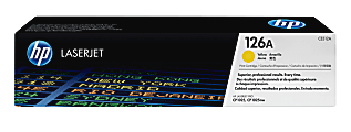 HP 126A Yellow Toner Cartridge, CE312A 1 thumbnail image