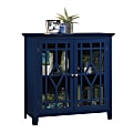 Sauder® Shoal Creek Display Cabinet, 2 Shelves, Indigo Blue 1 thumbnail image