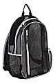 Eastsport Sport Mesh Backpack, Black/Silver 1 thumbnail image