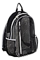 Eastsport Sport Mesh Backpack, Black/Silver