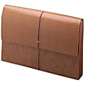 Smead® Leather-Like Expanding Wallet, Legal Size, 30% Recycled, Brown