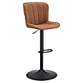 Office Star Kirkdale Adjustable Counter Height Stools, Sand, Set Of 2 Stools 1 thumbnail image