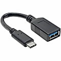 Tripp Lite USB C to USB Type-A Adapter Cable, M/F, 3.1, Gen 1, 5 Gbps, USB-IF, 6 in. - Thunderbolt 3 UCB Type C US - U428C6NF 1 thumbnail image