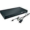 Lenovo GCM16 KVM Switch - 16 Computer(s) - 2 Local User(s) - 2 Remote User(s) - WSXGA+ - 1680x 1050 - 3xRJ45  - 4x USB - Rack-mountable - 1U 1 thumbnail image