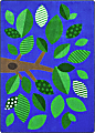 Joy Carpets Kid Essentials Rectangular Area Rug, Shady Grove, 7-2/3' x 10-3/4', Multicolor 1 thumbnail image