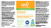 Highmark® Secondary Label, Heavy-Duty Degreaser 1 thumbnail image