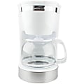 Brentwood TS-215W 12-Cup Coffee Maker, White - 800 W - 12 Cup(s) - Multi-serve - White