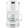 Brentwood TS-215W 12-Cup Coffee Maker, White - 800 W - 12 Cup(s) - Multi-serve - White 1 thumbnail image