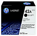 HP 42A Black Toner Cartridge, Q5942A 1 thumbnail image