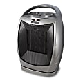 Optimus Portable Oscillating Ceramic Heater With Thermostat, 11-1/2" x 6-1/4"