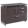 Forward Furniture Horizon 36"W Lateral 3-Drawer File Cabinet, Appalachian Smoke